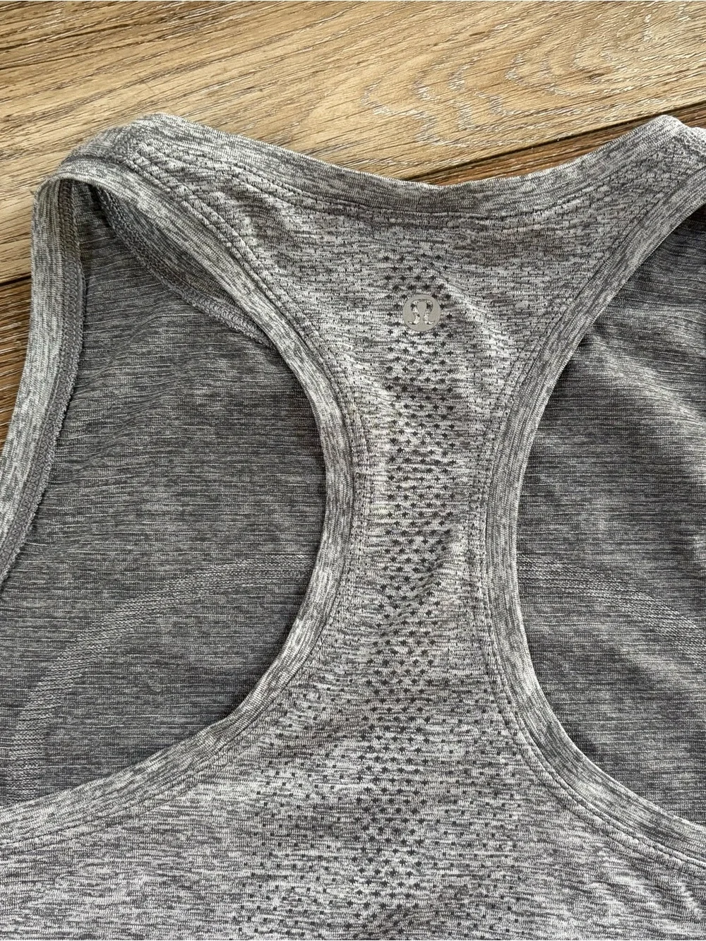 Lululemon Women's Grey Performance Racerback Tank Top 10